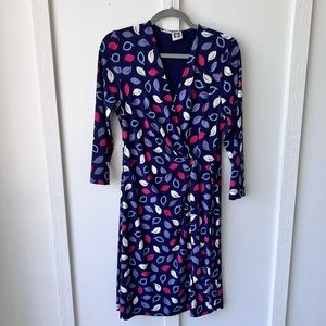 Anne Klein faux wrap dress